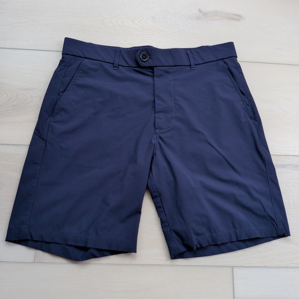Greyson Montauk Shorts Mens 30 Navy Blue Performance Stretch 8" Golf Casual